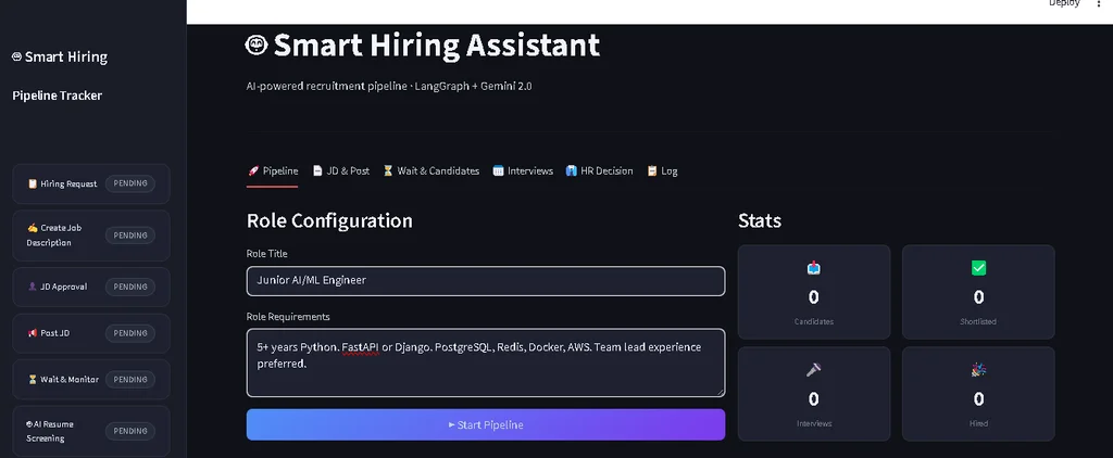 Smart Hiring Assistant screenshot