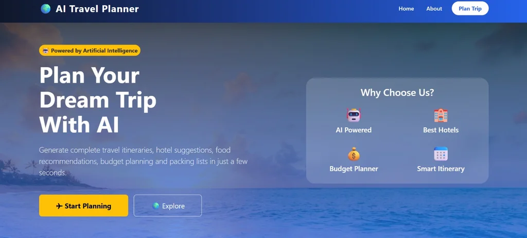 AI Travel Planner  screenshot